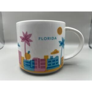 Starbucks Coffee Mug Florida You are Here Collection Series 14 oz 2017